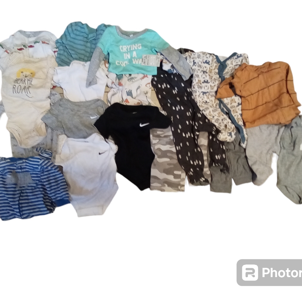 Baby boy clothing 3 to 6 months old 15 piece bundle some with tag's some Nike